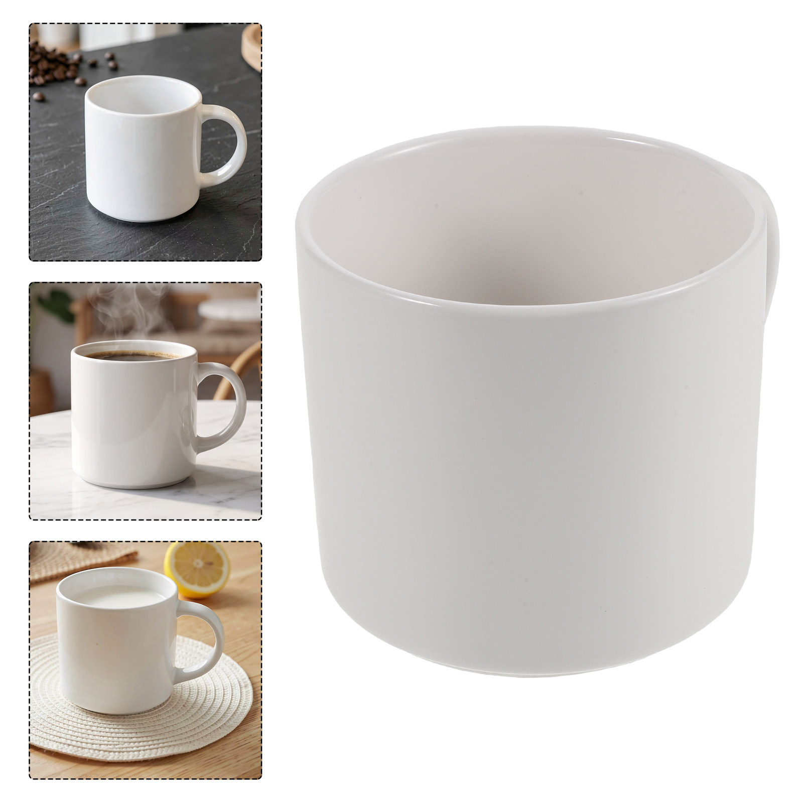แก้วกาแฟเซรามิกสีขาว ขนาด 15 อ - Sublimation Mug White บทวิจารณ์และราคา