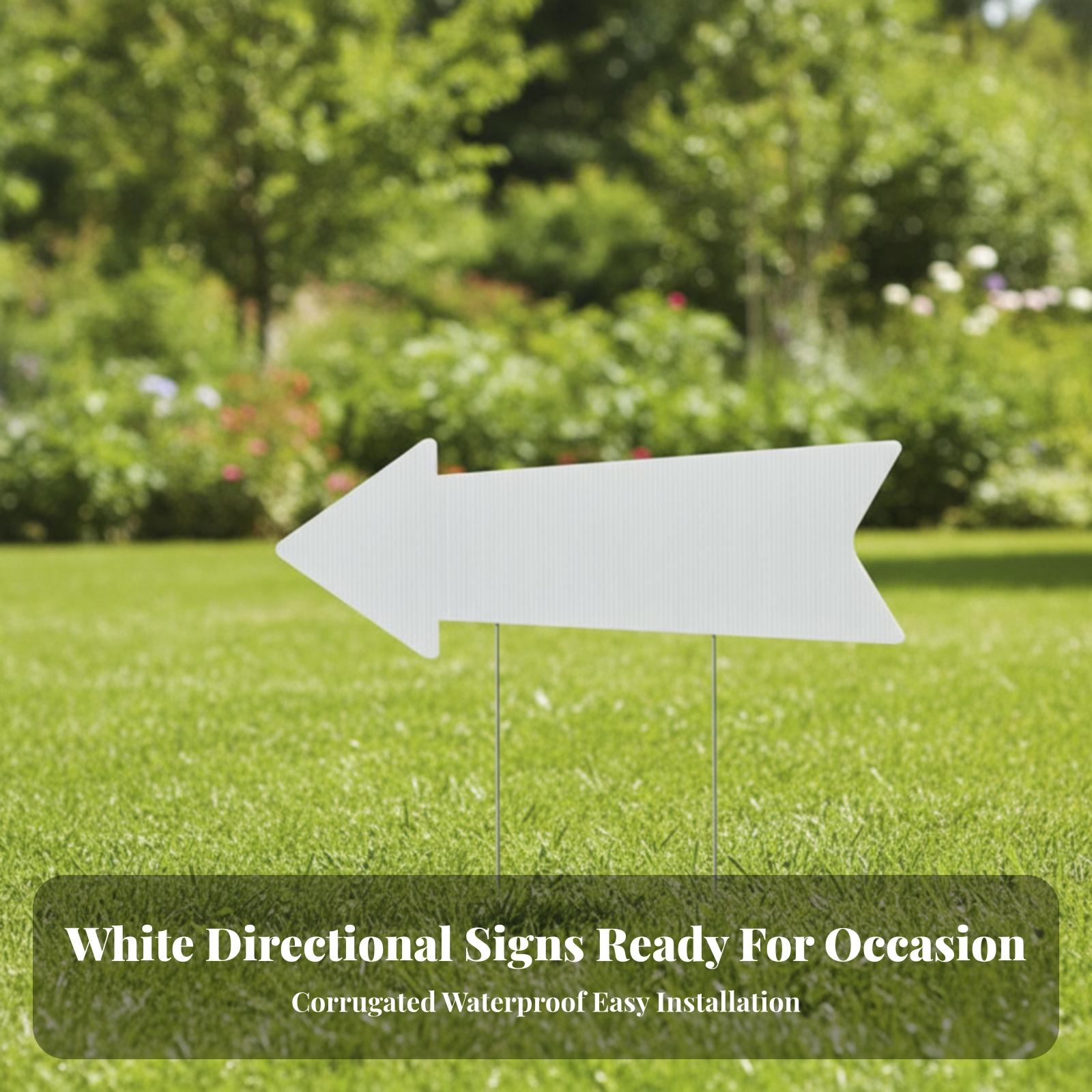 ป้ายสนามหญ้าเปล่า ทำจากพลาสติก - Yard Sign Blank บทวิจารณ์และราคา