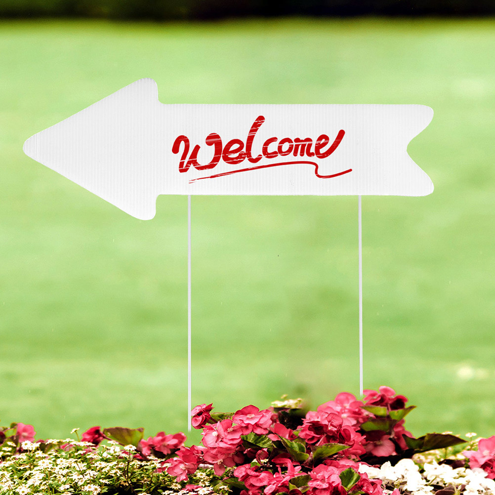 ป้ายสนามรูปธนูเปล่า 2 ชิ้น ทำจ - Yard Sign Blank บทวิจารณ์และราคา