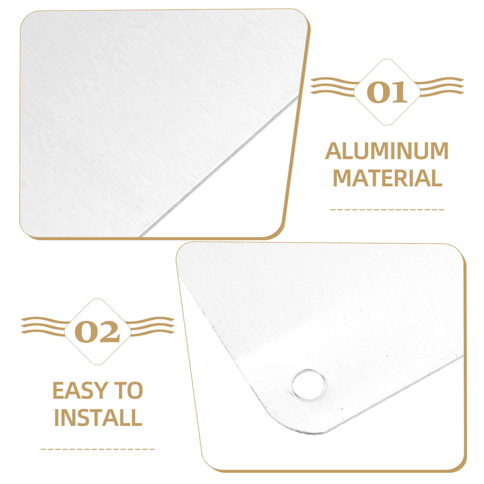 ป้ายอลูมิเนียมเปล่า 2 ชิ้น สีข - Yard Sign Blank บทวิจารณ์และราคา