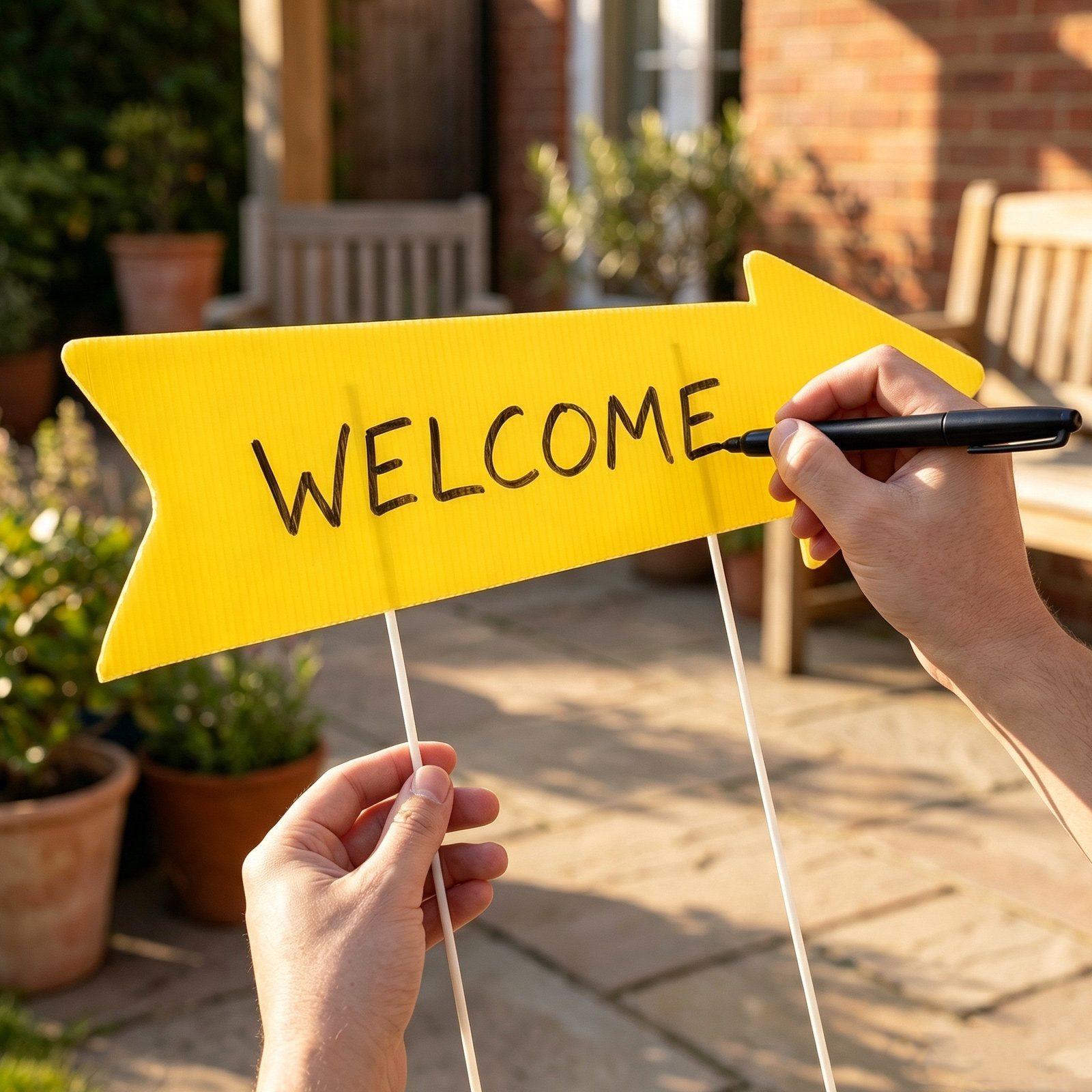 ป้ายลูกศรเปล่า 10 ชิ้น ป้ายบอก - Yard Sign Blank บทวิจารณ์และราคา